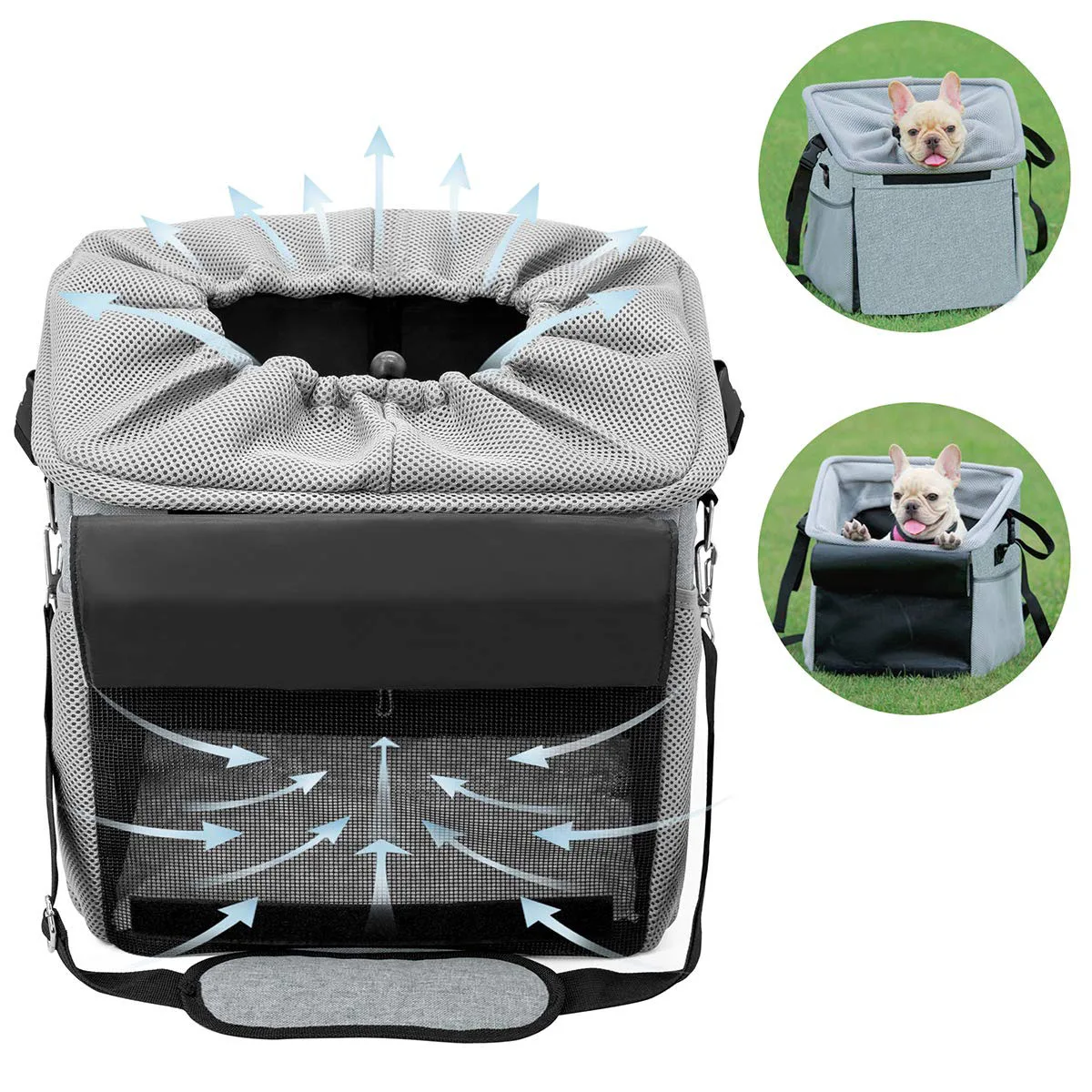 Striped Pattern Pet Carriers: Classic Look Custom Pr - detail view supplied by QUANZHOU JUNYUAN BAGS