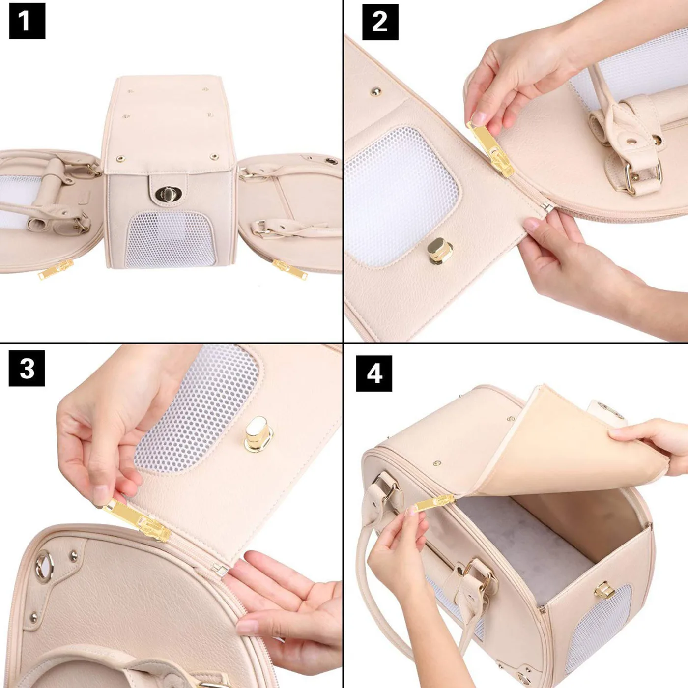 Gate Snap Strong Clips for Custom Pet Carriers: Load - detail view supplied by QUANZHOU JUNYUAN BAGS
