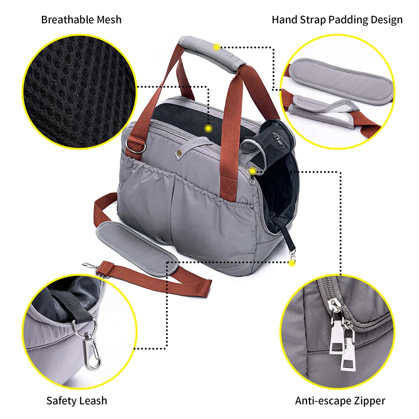 Recycled PET Pet Carriers: rPET Fabric Specification - detail view supplied by QUANZHOU JUNYUAN BAGS