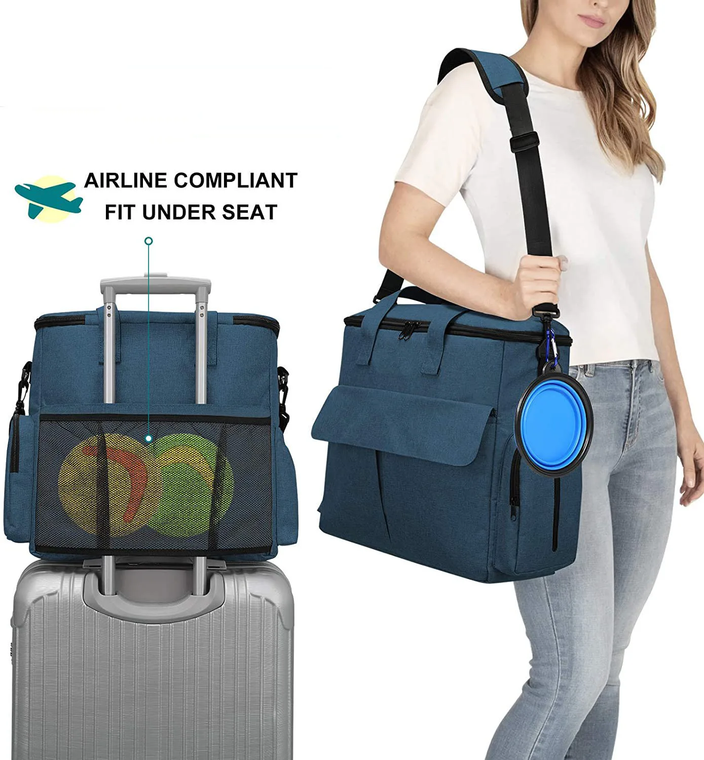 Water Bottle Pocket: Hydration Storage in Custom Pet - detail view supplied by QUANZHOU JUNYUAN BAGS