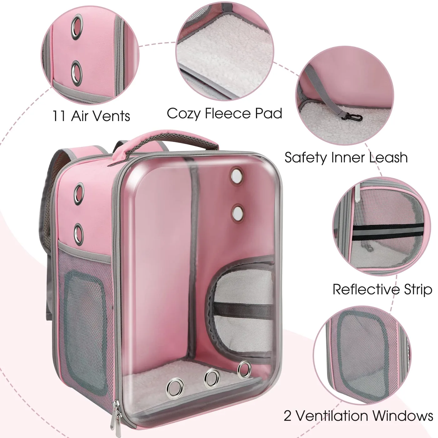 Custom Pet Carrier Sternum Strap: Chest Clip Enginee - detail view supplied by QUANZHOU JUNYUAN BAGS