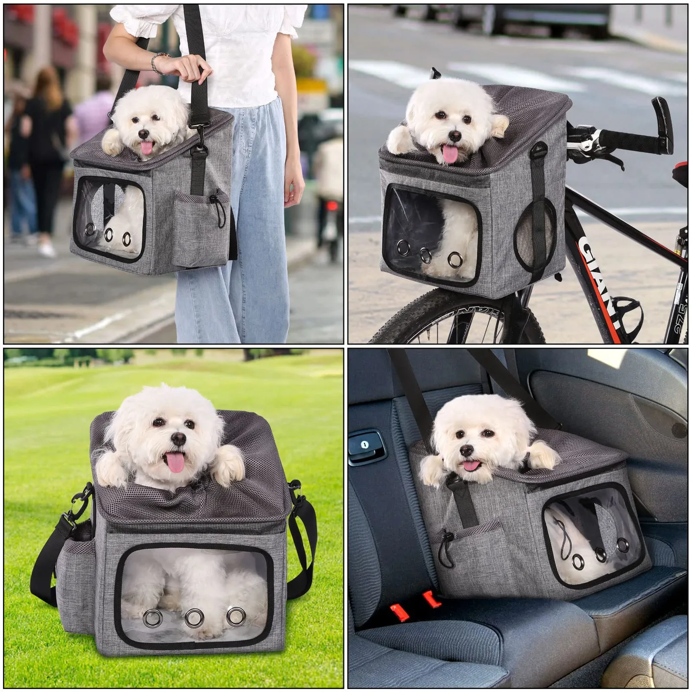 Removable Wheels: Detachable Trolley Systems for Pet - detail view supplied by QUANZHOU JUNYUAN BAGS