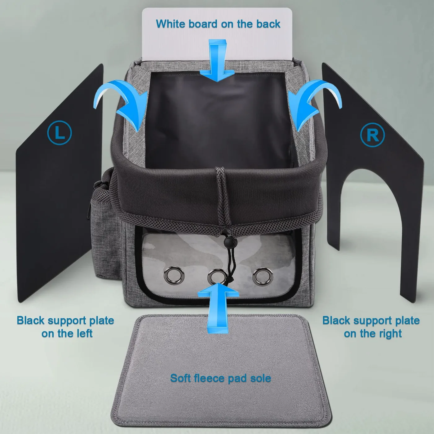Custom Pet Carrier Sternum Strap: Chest Clip Enginee - detail view supplied by QUANZHOU JUNYUAN BAGS