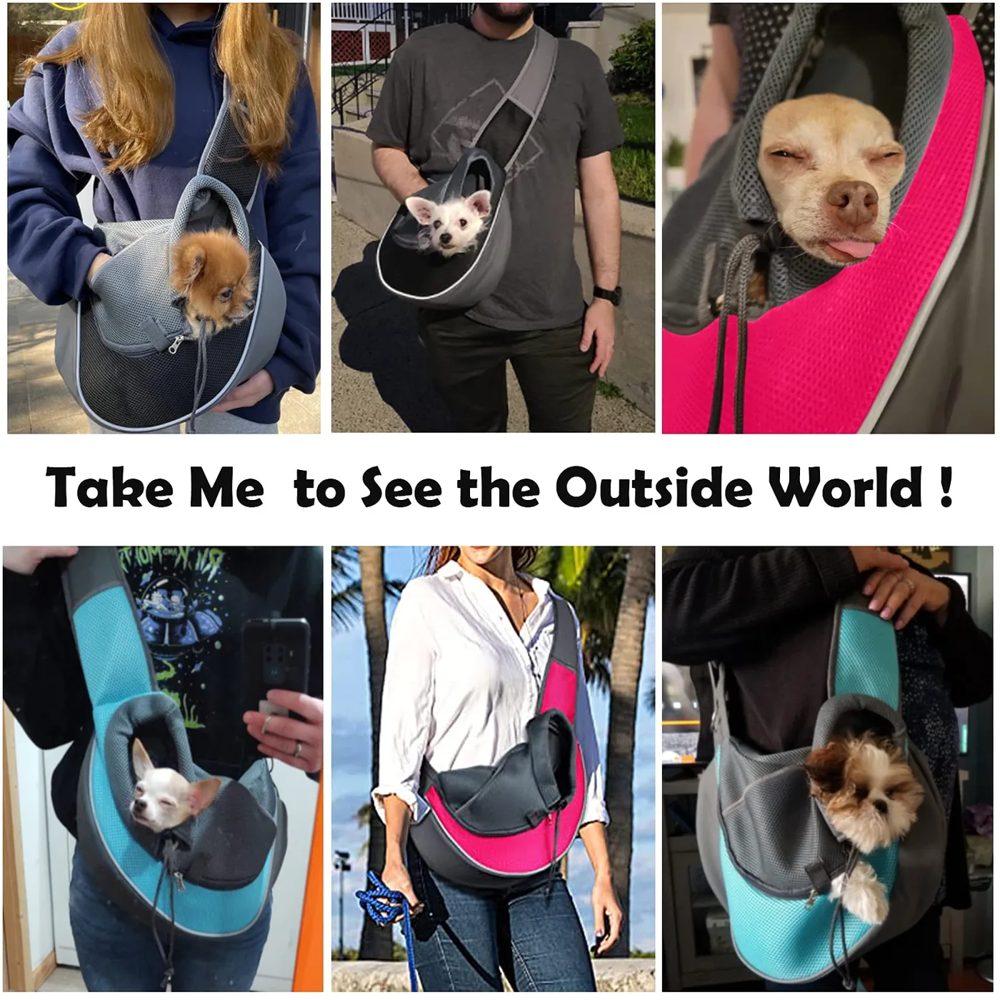 Sling Pet Carrier: Crossbody Design Programmes - detail view supplied by QUANZHOU JUNYUAN BAGS
