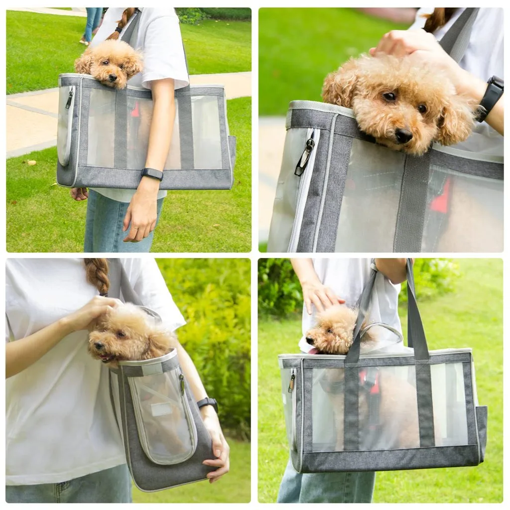 Square Pet Carrier: Box Shape Design Guide - detail view supplied by QUANZHOU JUNYUAN BAGS