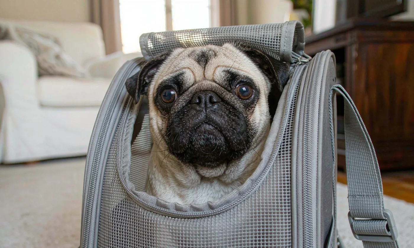 Rear Entry: Back Access - Custom Pet Carrier Rear Pa - detail view supplied by QUANZHOU JUNYUAN BAGS