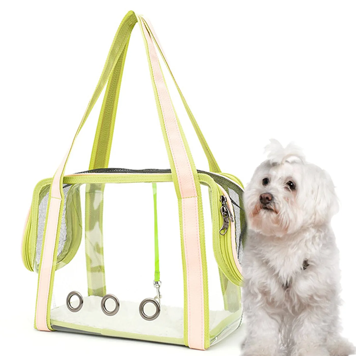 Top Entry: Top Access - Custom Pet Carrier Opening D - detail view supplied by QUANZHOU JUNYUAN BAGS
